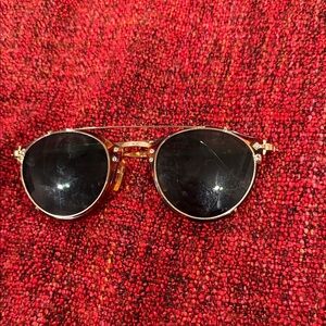 Gold and Black prescription Sunglasses